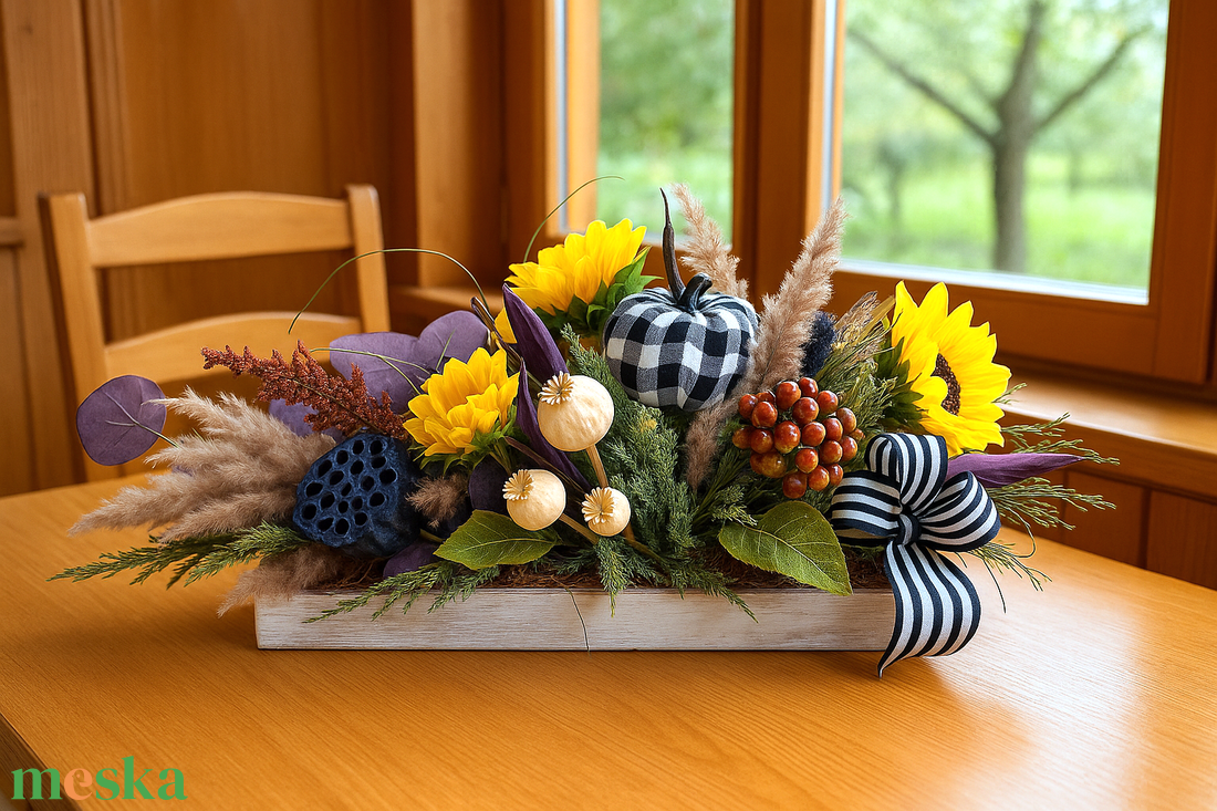 Beköszöntött az ősz! Gyönyörű, napraforgós őszi asztaldísz - otthon & életmód - dekoráció - asztal és polc dekoráció - asztaldísz - Meska.hu Beköszöntött az ősz! Gyönyörű, napraforgós őszi asztaldísz - otthon & életmód - dekoráció - asztal és polc dekoráció - asztaldísz - Meska.hu