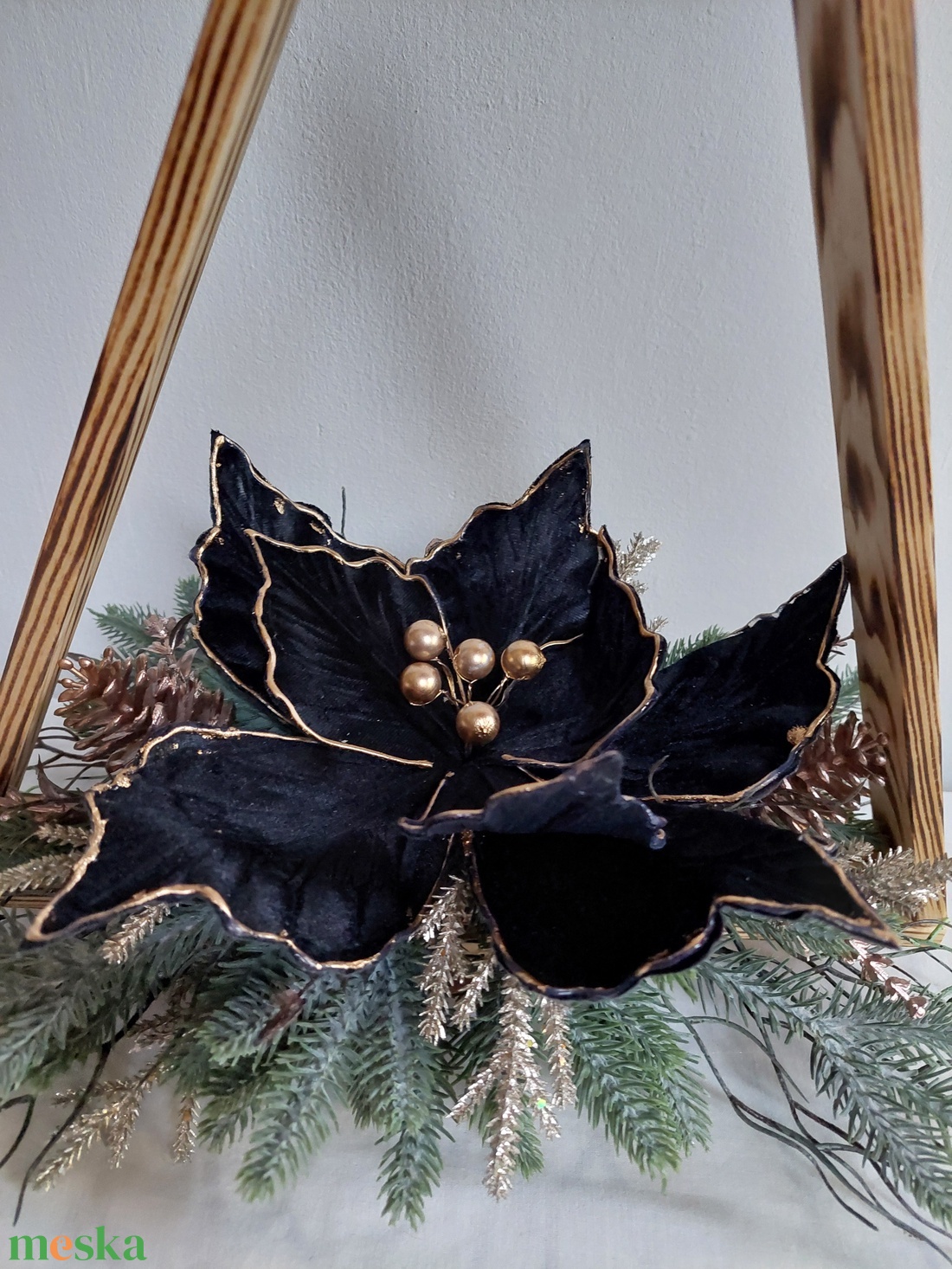 Karácsonyi, adventi ablak vagy asztaldísz  - karácsony - adventi díszek - adventi asztaldísz - Meska.hu