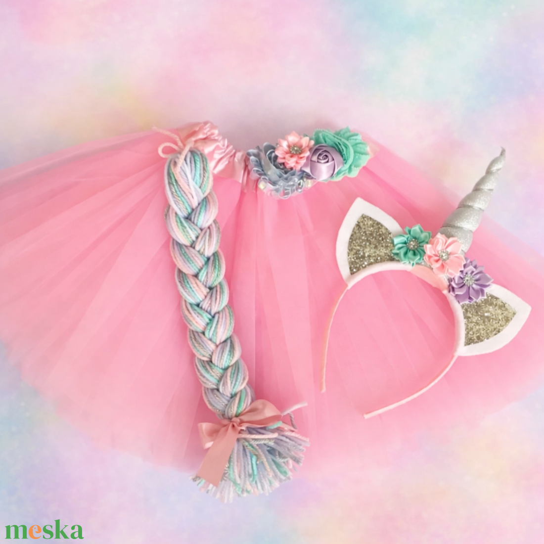 Csajos unikornis farsangi jelmez - ruha & divat - jelmez & álarc - jelmez - Meska.hu