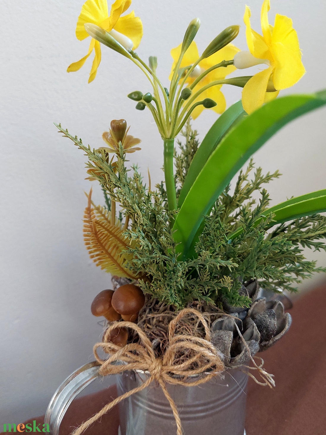 Tavaszi asztaldísz, akár ajándékba  - otthon & életmód - dekoráció - asztal és polc dekoráció - asztaldísz - Meska.hu