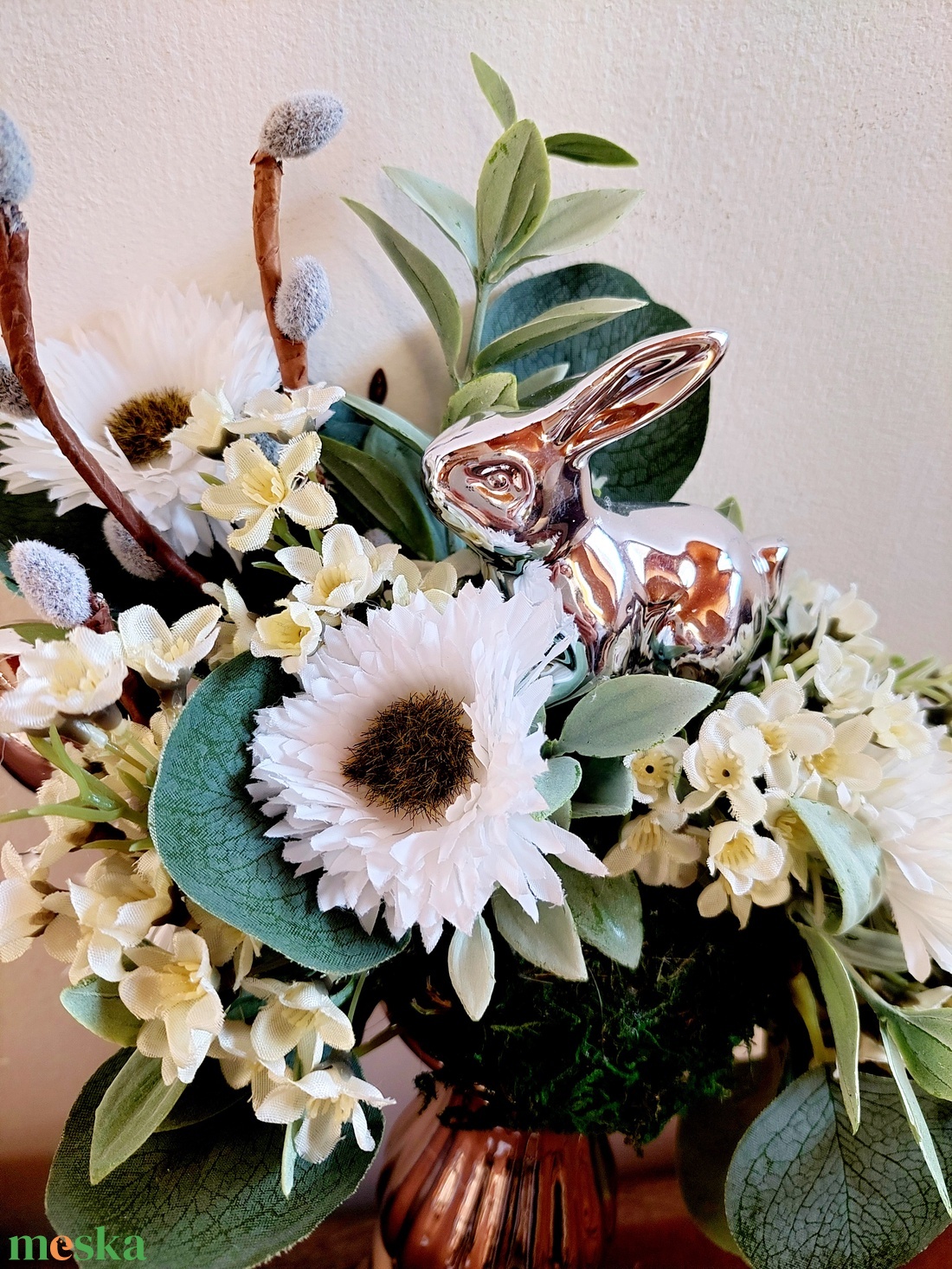 Tavaszi, húsvéti asztaldísz, akár ajándékba  - otthon & életmód - dekoráció - asztal és polc dekoráció - asztaldísz - Meska.hu