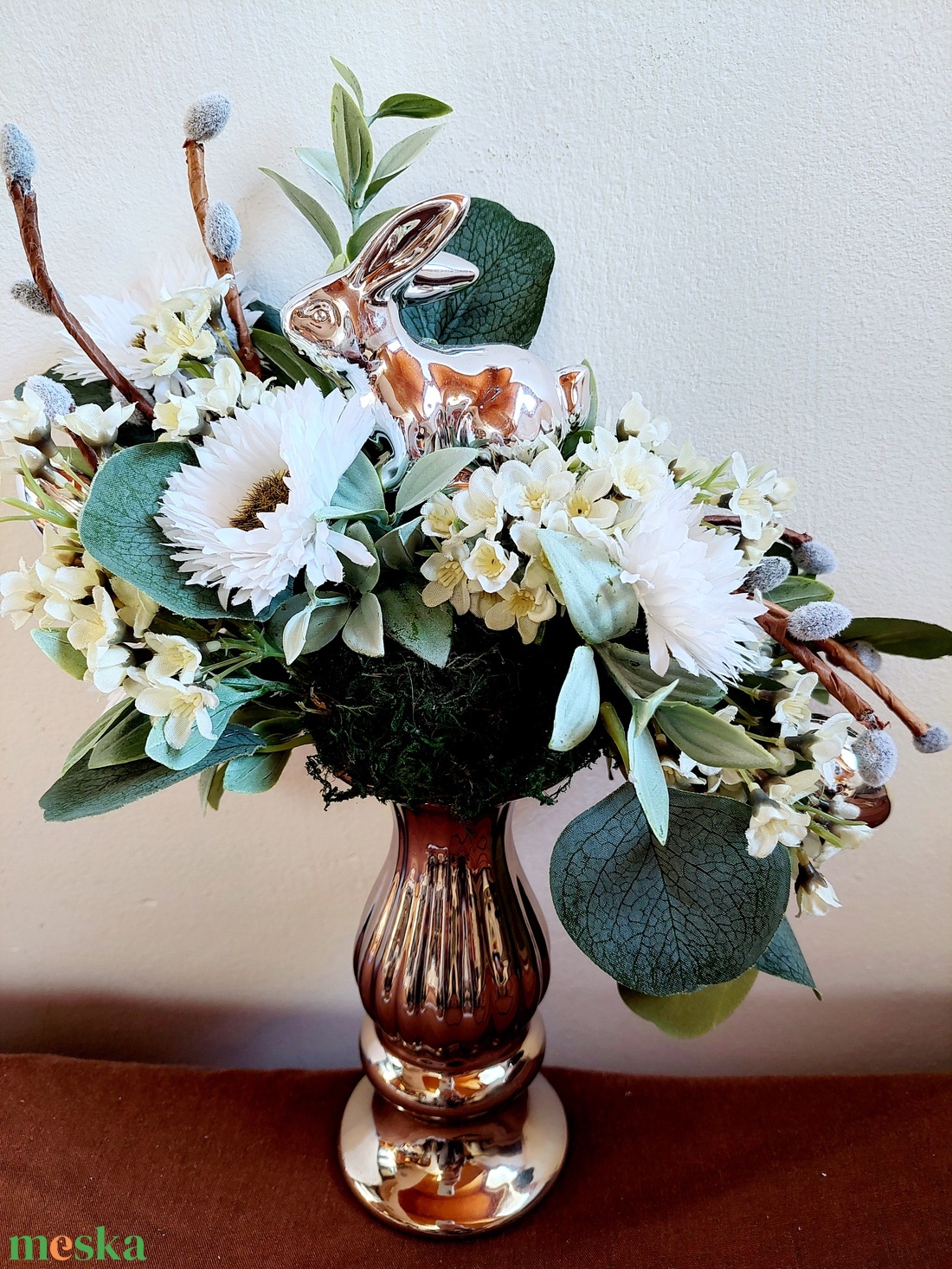 Tavaszi, húsvéti asztaldísz, akár ajándékba  - otthon & életmód - dekoráció - asztal és polc dekoráció - asztaldísz - Meska.hu