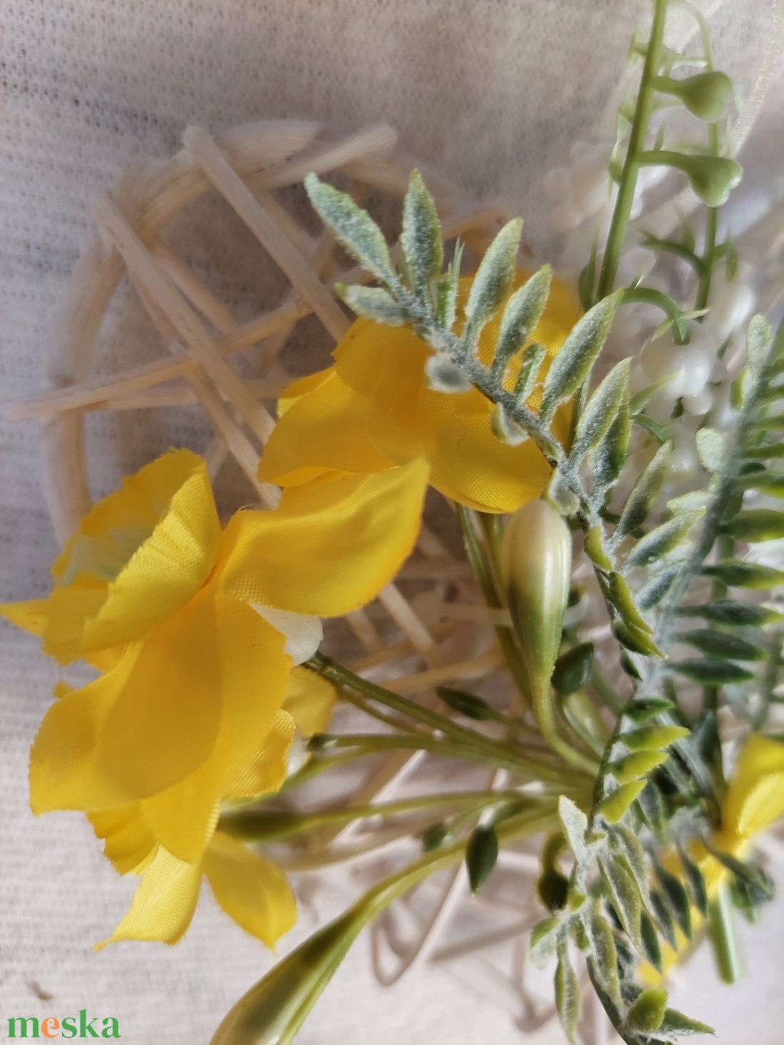 Húsvéti, tavaszváró ajtókopogtató, minimál - ünnepi díszek, dekorációk - húsvéti díszek és dekorációk - húsvéti ajtódísz, kopogtató - Meska.hu