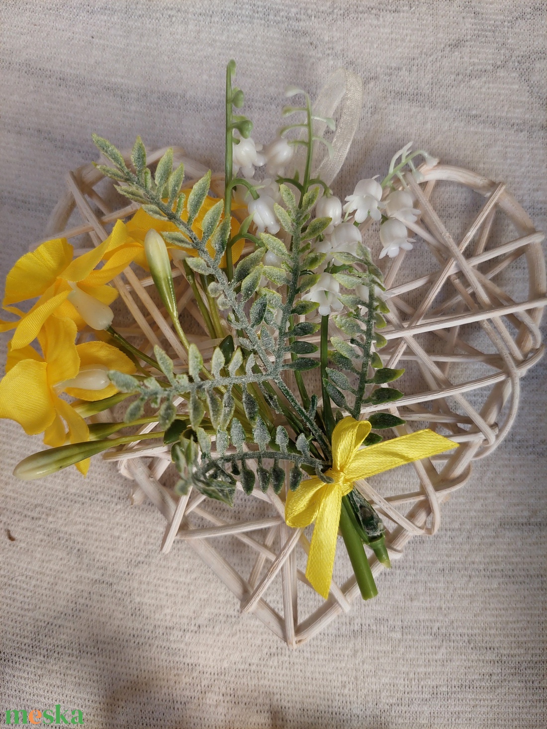 Húsvéti, tavaszváró ajtókopogtató, minimál - ünnepi díszek, dekorációk - húsvéti díszek és dekorációk - húsvéti ajtódísz, kopogtató - Meska.hu