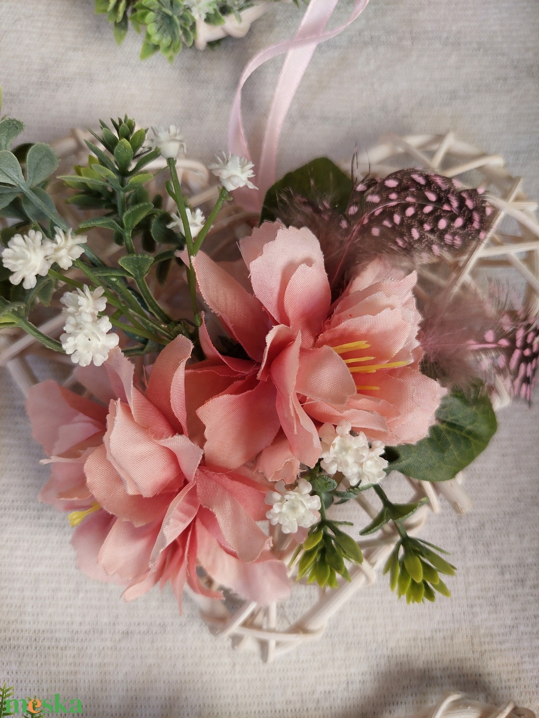 Húsvéti, tavaszváró ajtókopogtató, minimál - ünnepi díszek, dekorációk - húsvéti díszek és dekorációk - húsvéti ajtódísz, kopogtató - Meska.hu