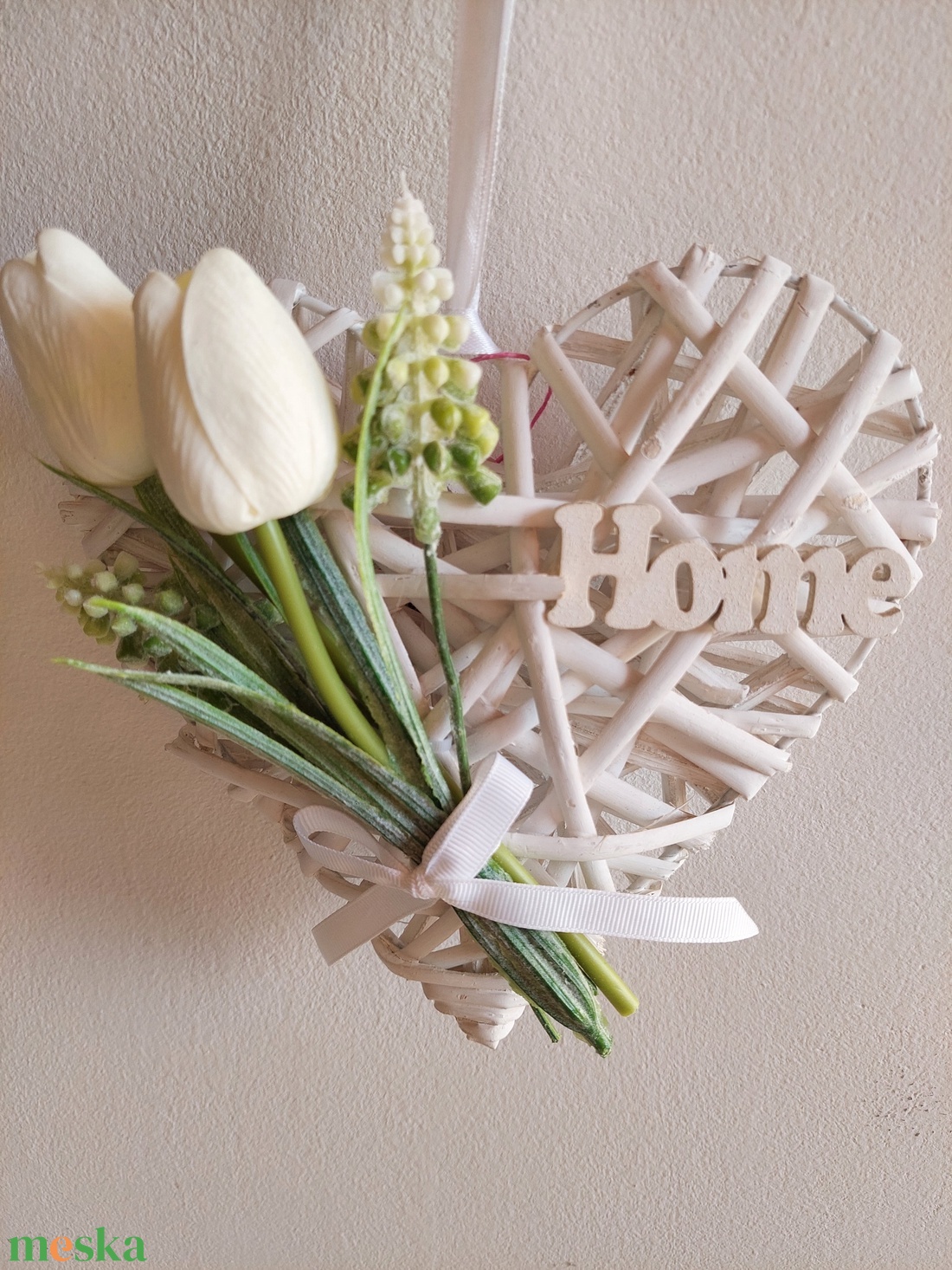 Húsvéti, tavaszváró ajtókopogtató, minimál - ünnepi díszek, dekorációk - húsvéti díszek és dekorációk - húsvéti ajtódísz, kopogtató - Meska.hu