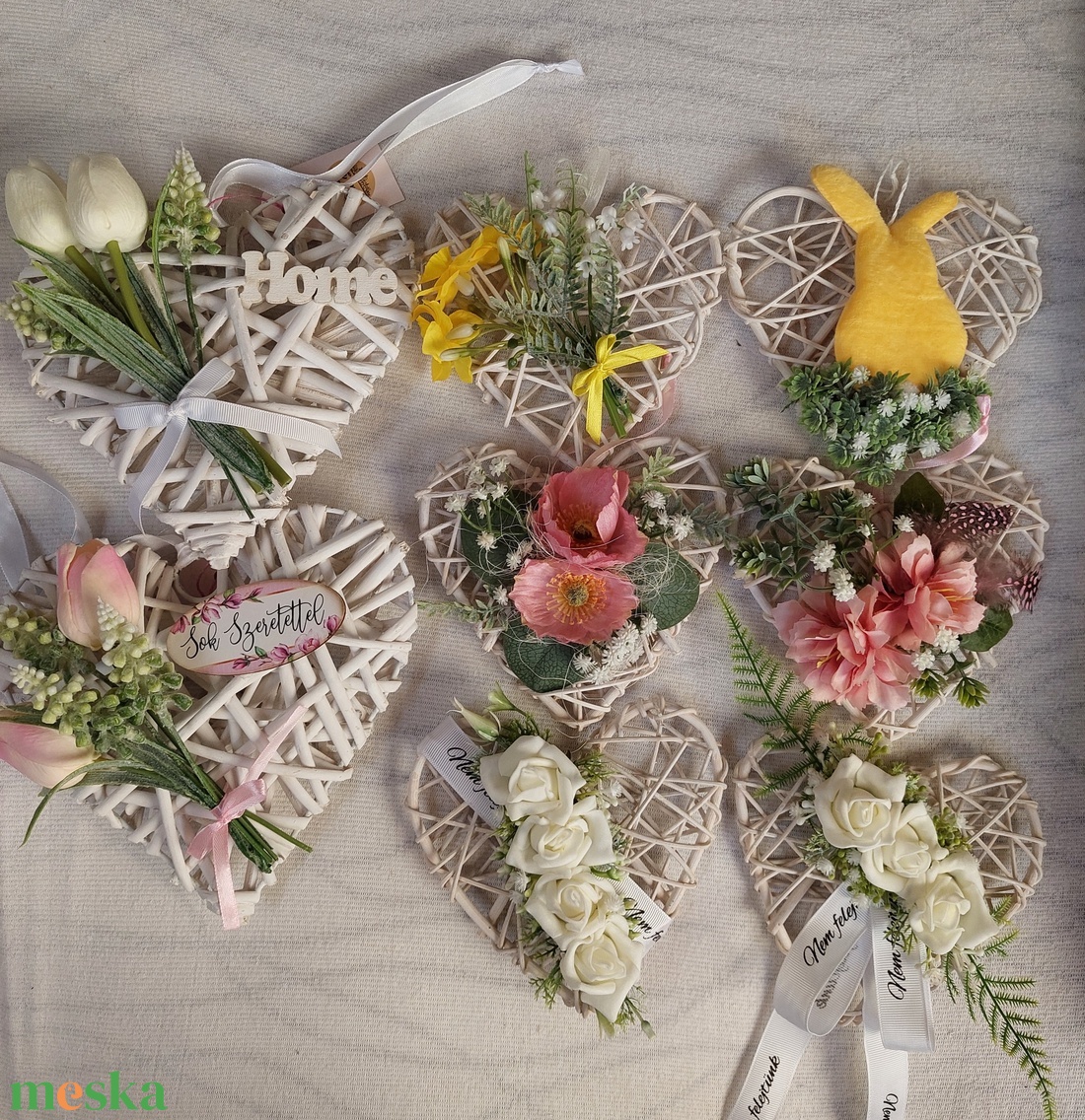 Koszorú temetőbe, sírdísz, temetői dísz, kegyeleti dísz - otthon & életmód - vallás - temetkezési tárgy - sírkoszorú, kegyeleti koszorú - Meska.hu