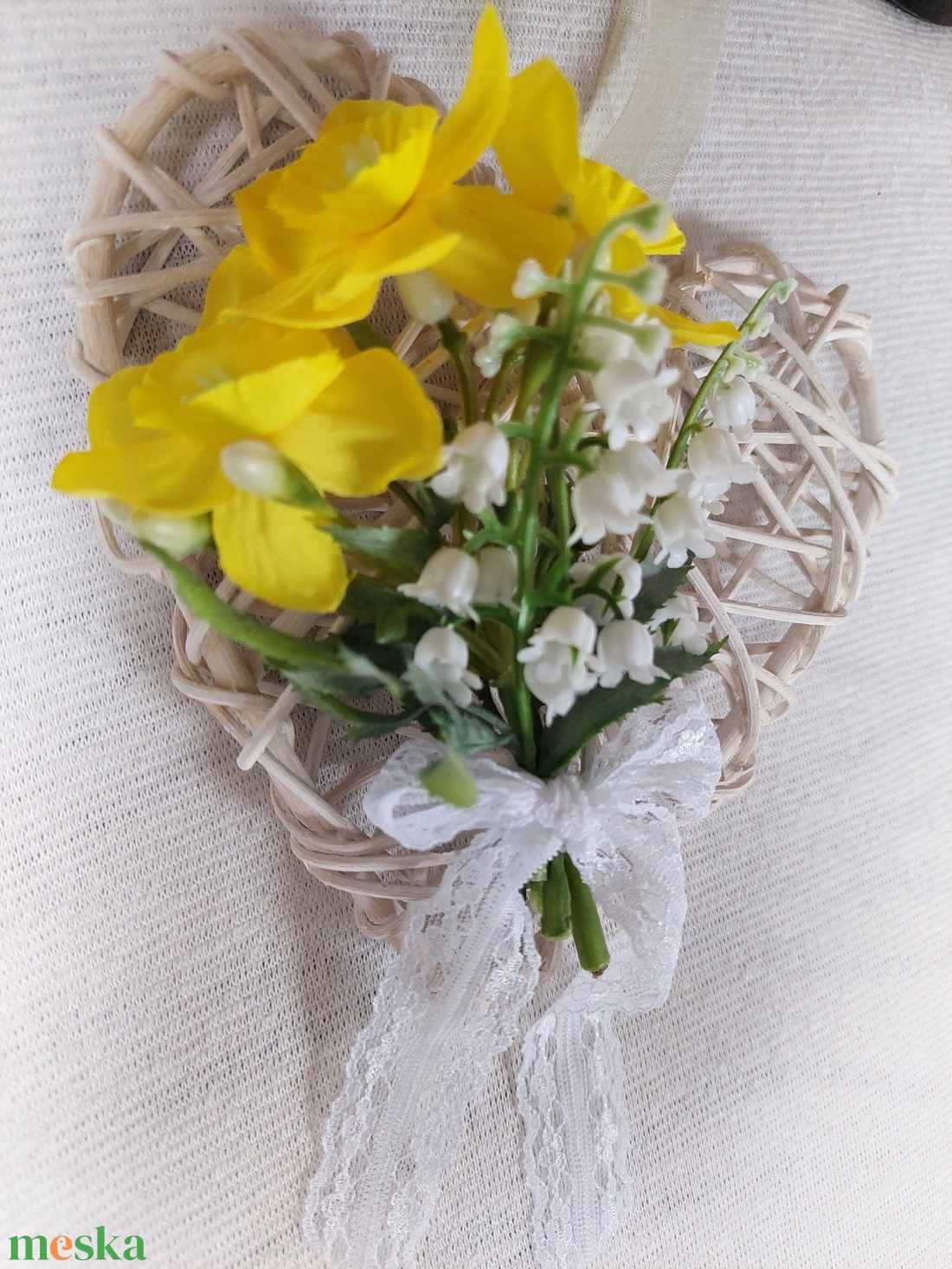 Húsvéti, tavaszváró ajtókopogtató, minimál - ünnepi díszek, dekorációk - húsvéti díszek és dekorációk - húsvéti ajtódísz, kopogtató - Meska.hu