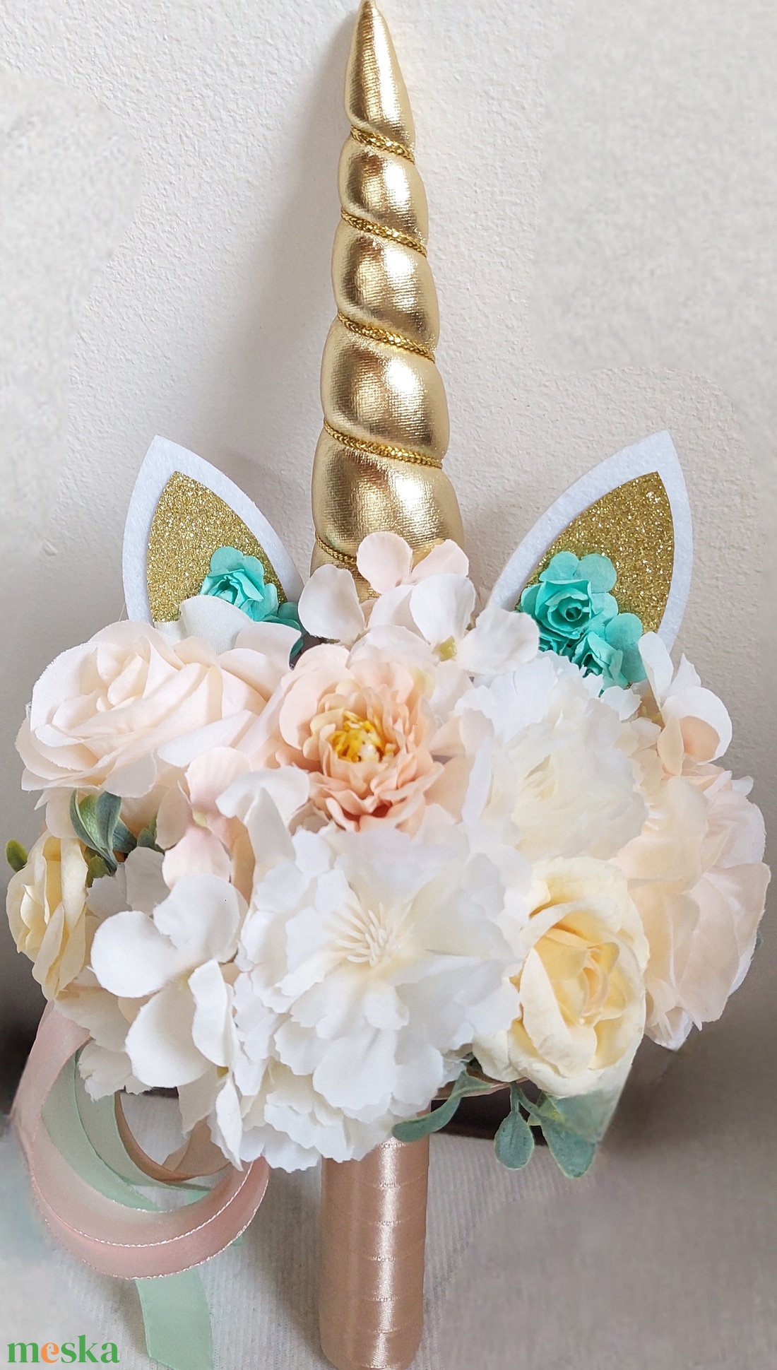 Csajos csokor ovis ballagásra, unikornis  - otthon & életmód - virágdekoráció - virágok - virágcsokor - Meska.hu