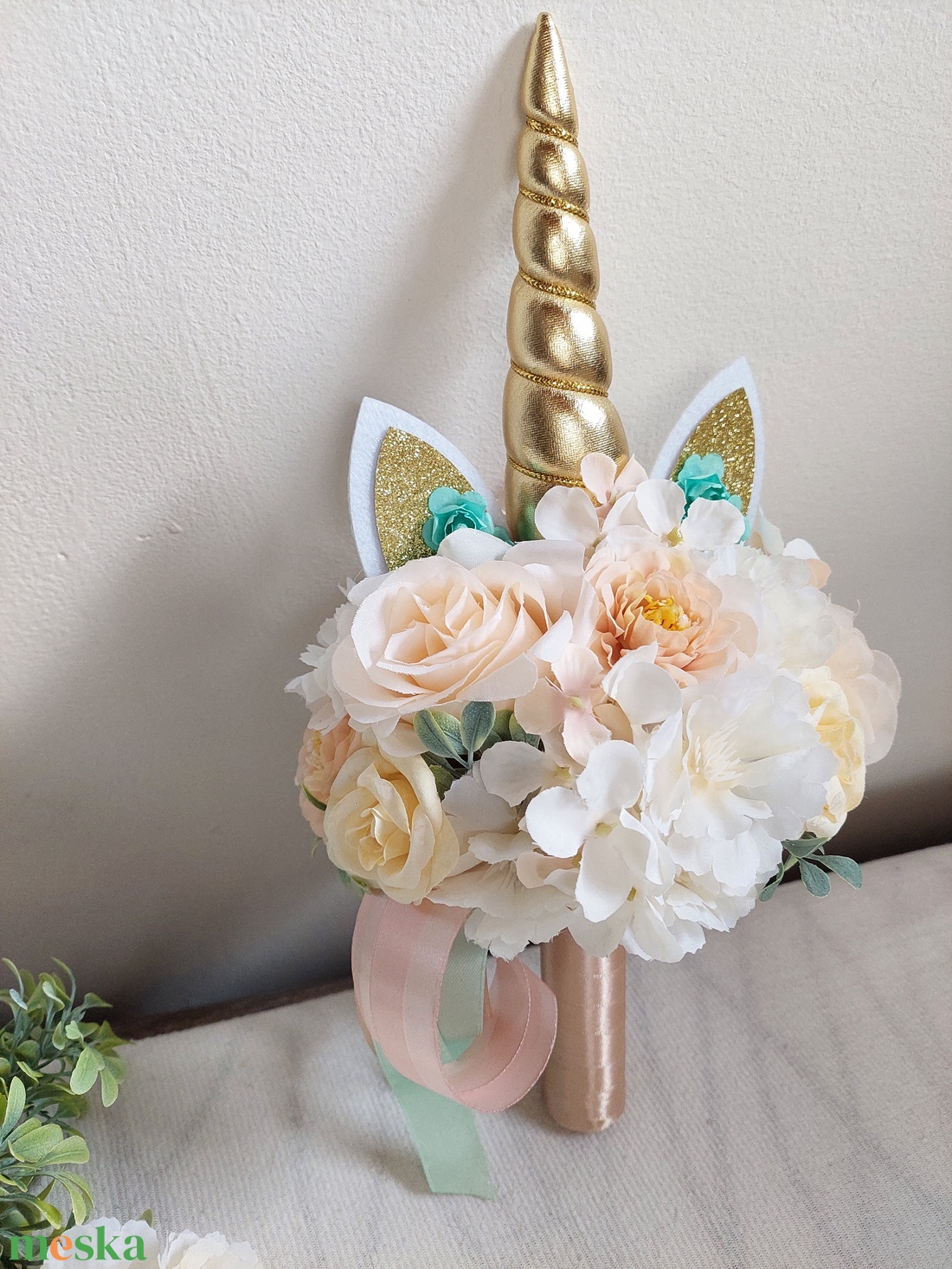 Csajos csokor ovis ballagásra, unikornis  - otthon & életmód - virágdekoráció - virágok - virágcsokor - Meska.hu
