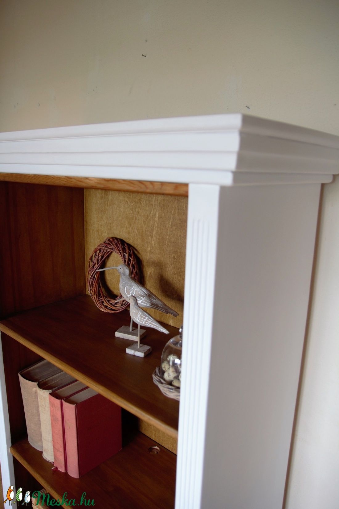 Vintage polc, könyvespolc -  - Meska.hu