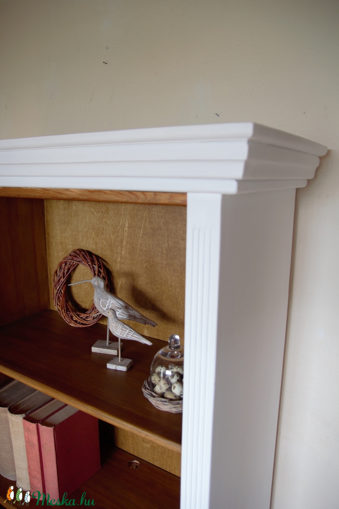 Vintage polc, könyvespolc -  - Meska.hu