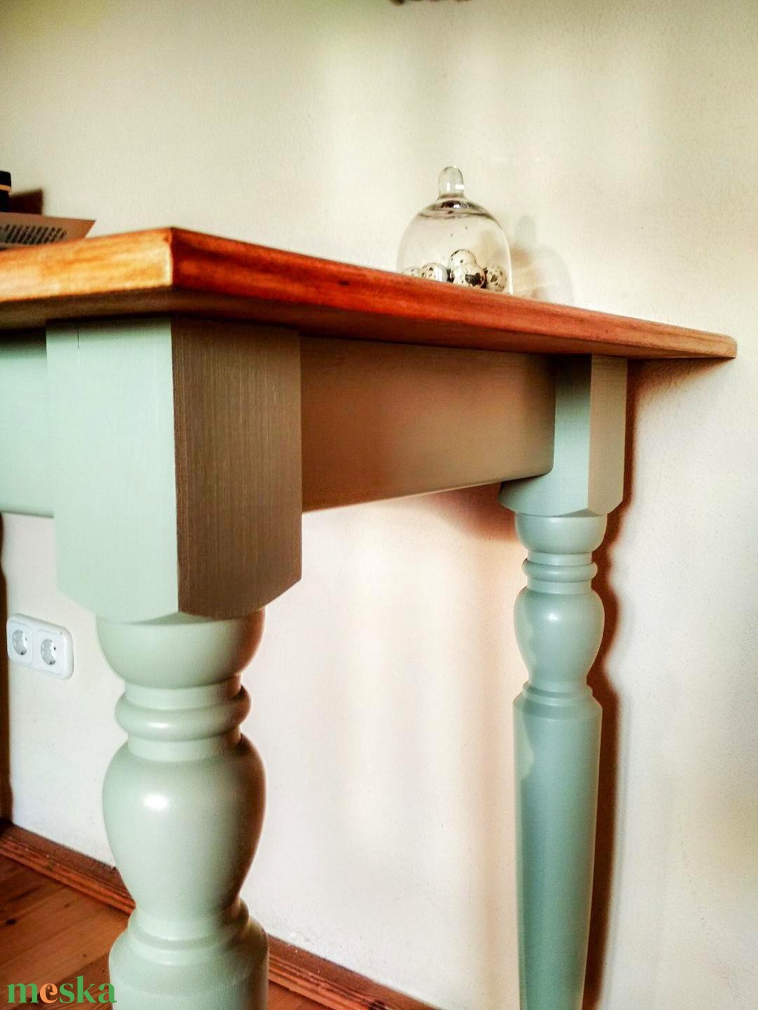 Vintage bükkfa asztal egyedi méretben -  - Meska.hu