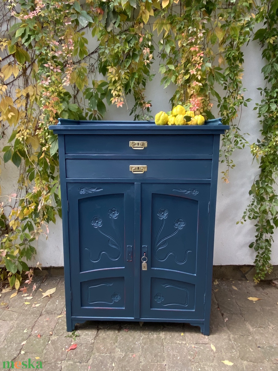 Kék vintage komód - otthon & életmód - bútor - komód - Meska.hu