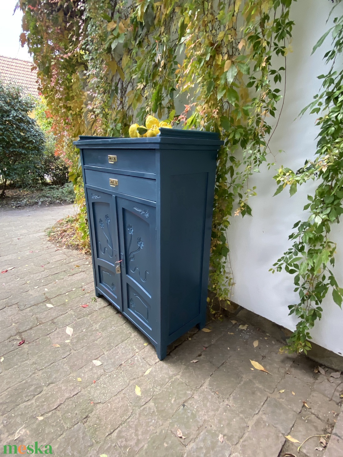 Kék vintage komód - otthon & életmód - bútor - komód - Meska.hu