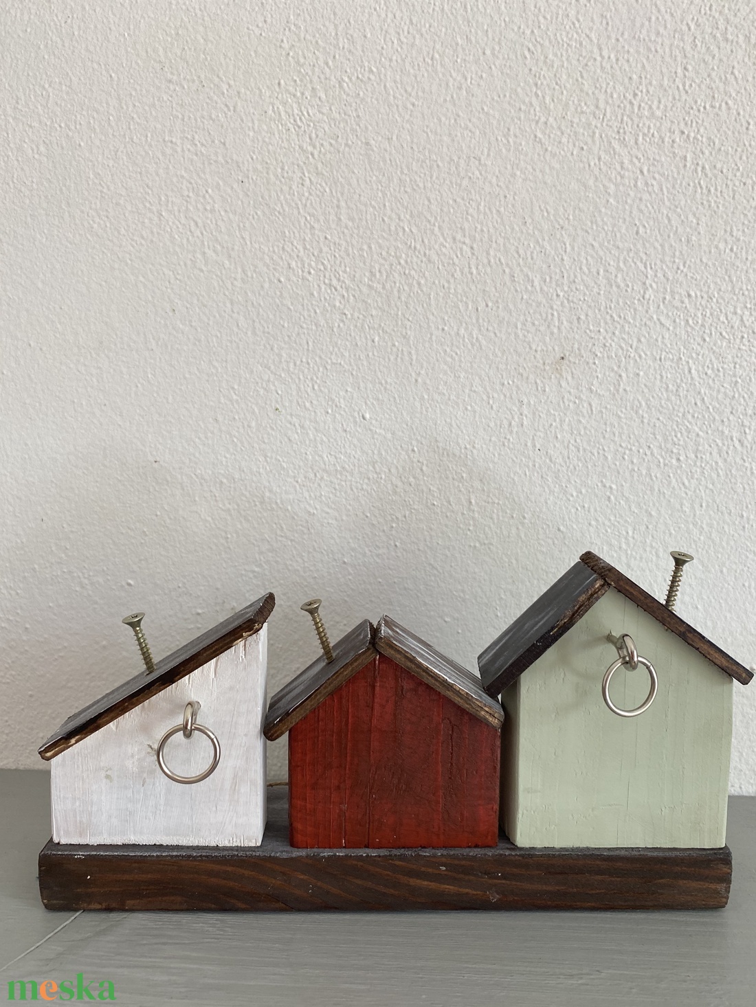  Mézeskalács házikós fali kulcstartó - otthon & életmód - dekoráció - fali és függő dekoráció - fali kulcstartó - Meska.hu