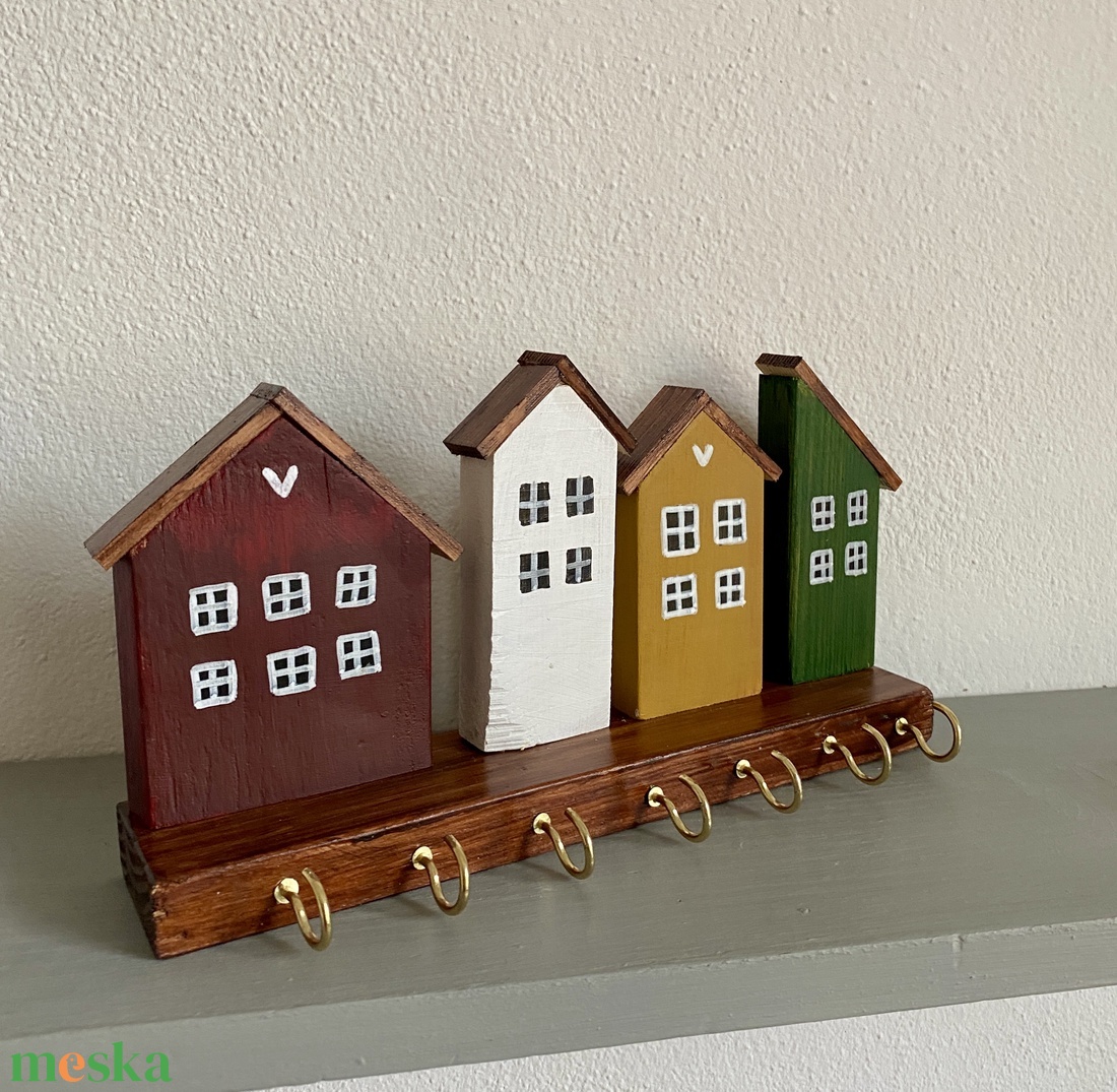 Bordó, okker, zöld házikós kulcstartó - otthon & életmód - dekoráció - fali és függő dekoráció - fali kulcstartó - Meska.hu Bordó, okker, zöld házikós kulcstartó - otthon & életmód - dekoráció - fali és függő dekoráció - fali kulcstartó - Meska.hu