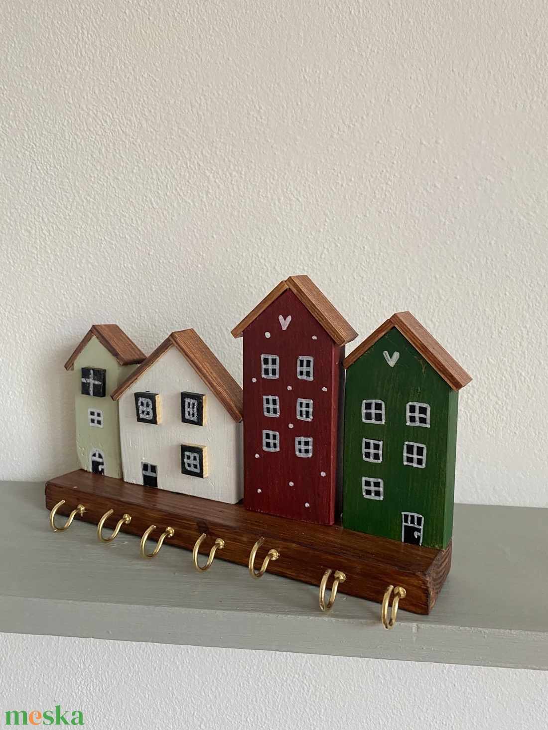 Bordó, menta, zöld házikós kézműves kulcstartó - otthon & életmód - dekoráció - fali és függő dekoráció - fali kulcstartó - Meska.hu Bordó, menta, zöld házikós kézműves kulcstartó - otthon & életmód - dekoráció - fali és függő dekoráció - fali kulcstartó - Meska.hu