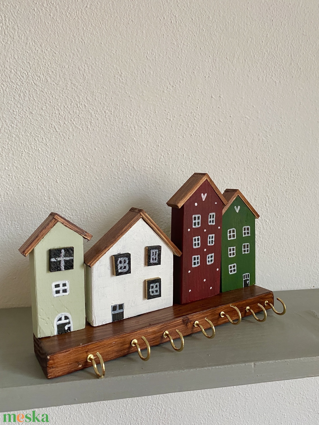 Bordó, menta, zöld házikós kézműves kulcstartó - otthon & életmód - dekoráció - fali és függő dekoráció - fali kulcstartó - Meska.hu Bordó, menta, zöld házikós kézműves kulcstartó - otthon & életmód - dekoráció - fali és függő dekoráció - fali kulcstartó - Meska.hu
