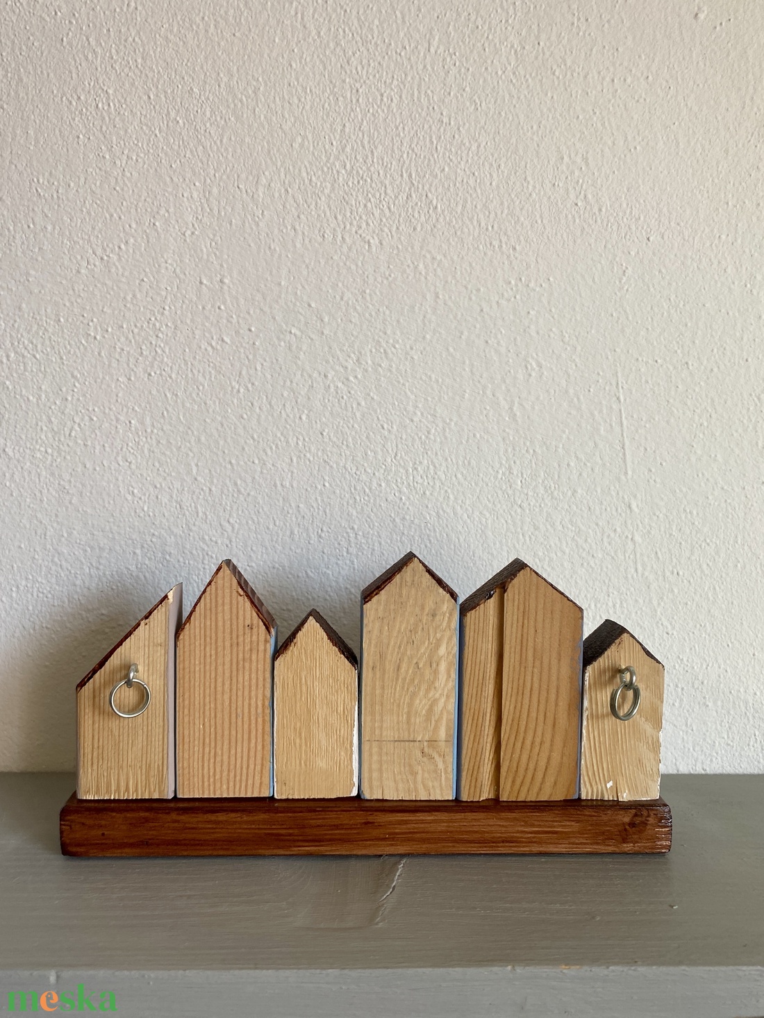 Fali kulcstartó, kék utca - otthon & életmód - dekoráció - fali és függő dekoráció - fali kulcstartó - Meska.hu