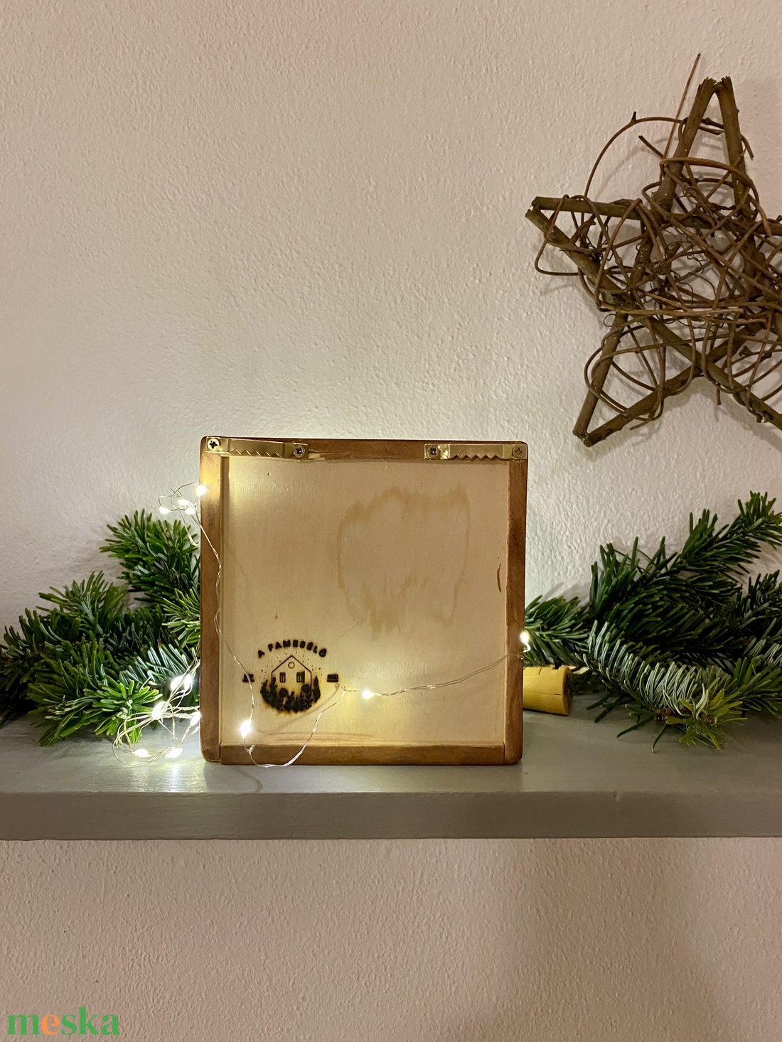 Karácsonyi falu templommal - karácsony - karácsonyi lakásdekoráció - karácsonyi falu, házikó - Meska.hu