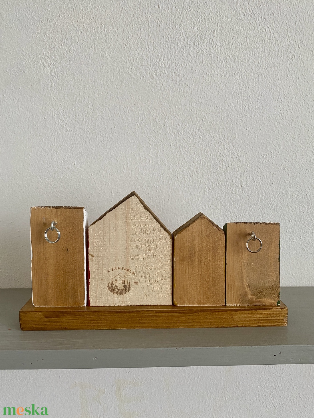 Skandináv utca - fali kulcstartó, fogas, akasztó - otthon & életmód - dekoráció - fali és függő dekoráció - fali kulcstartó - Meska.hu