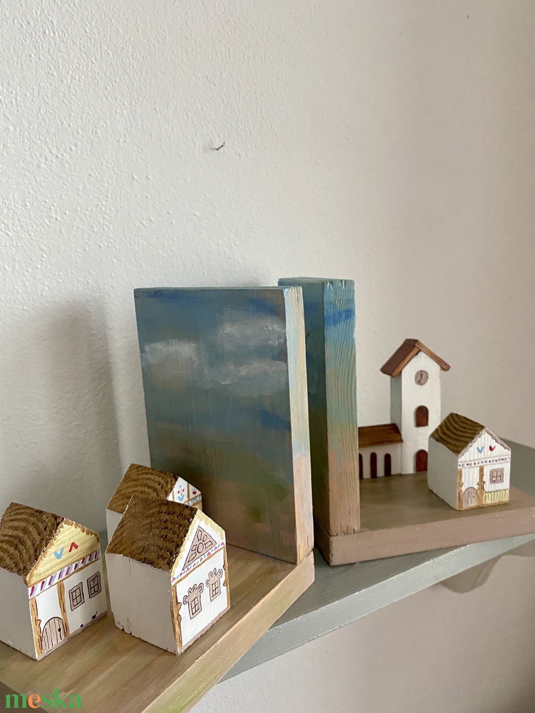 Bárányfelhős könyvtámasz - otthon & életmód - dekoráció - asztal és polc dekoráció - könyvtámasz - Meska.hu