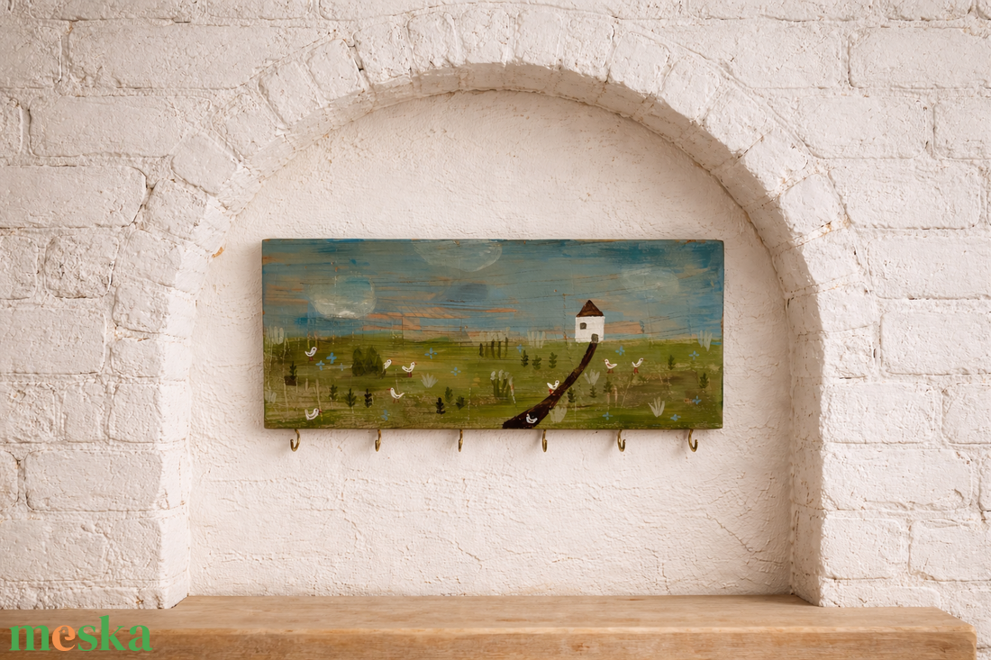 Libuskák - akasztó, fogas, kulcstartó - otthon & életmód - dekoráció - fali és függő dekoráció - falra akasztható dekor - Meska.hu