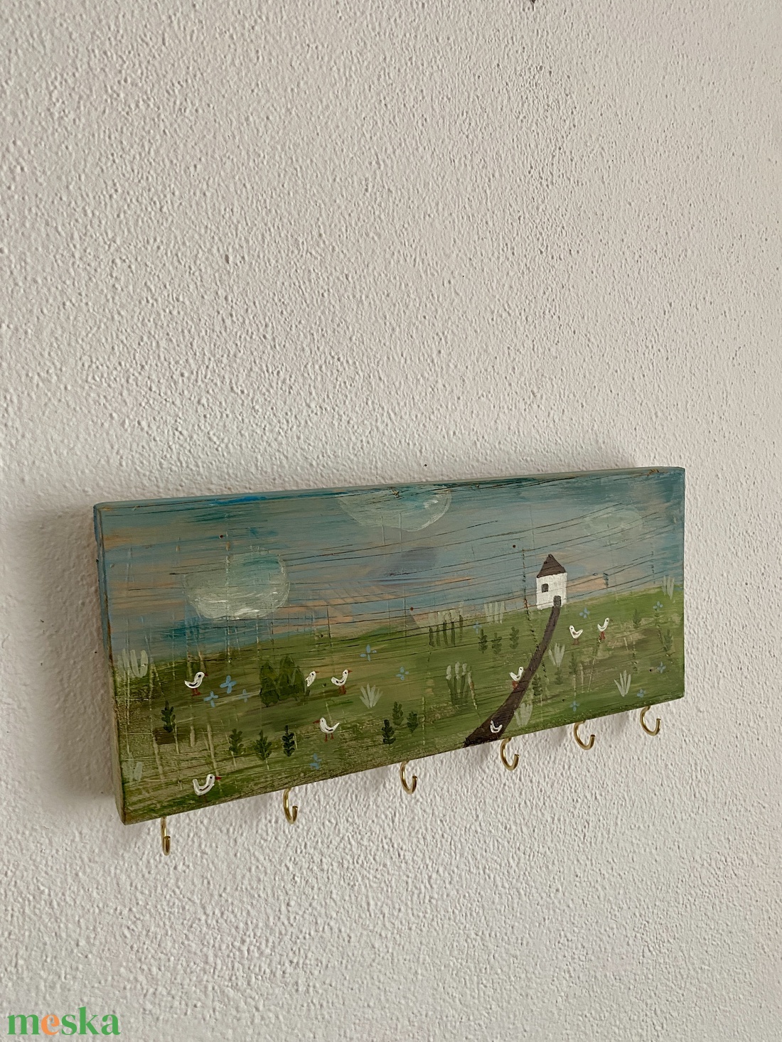 Libuskák - akasztó, fogas, kulcstartó - otthon & életmód - dekoráció - fali és függő dekoráció - falra akasztható dekor - Meska.hu