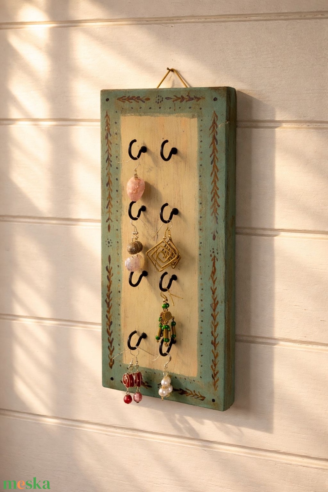 Türkiz ékszertartó - ékszer - ékszertartó - fali ékszertartó - Meska.hu