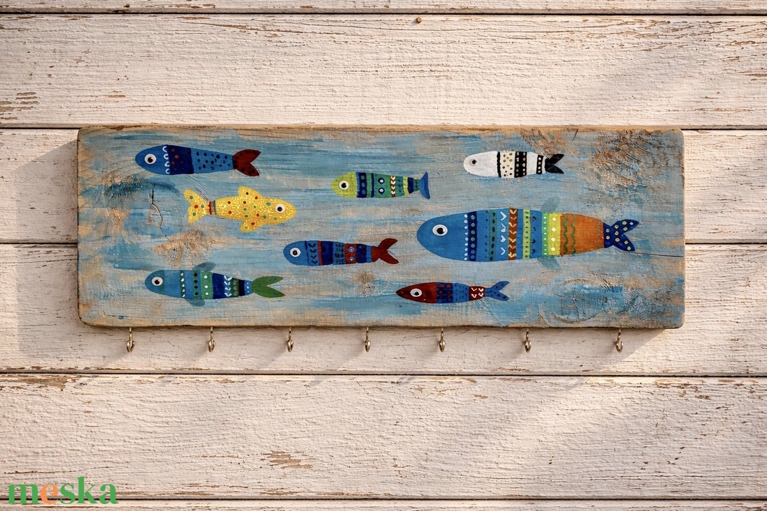 Árral szemben - rusztikus falikép, akasztó, fogas, kulcstartó - otthon & életmód - dekoráció - fali és függő dekoráció - falra akasztható dekor - Meska.hu