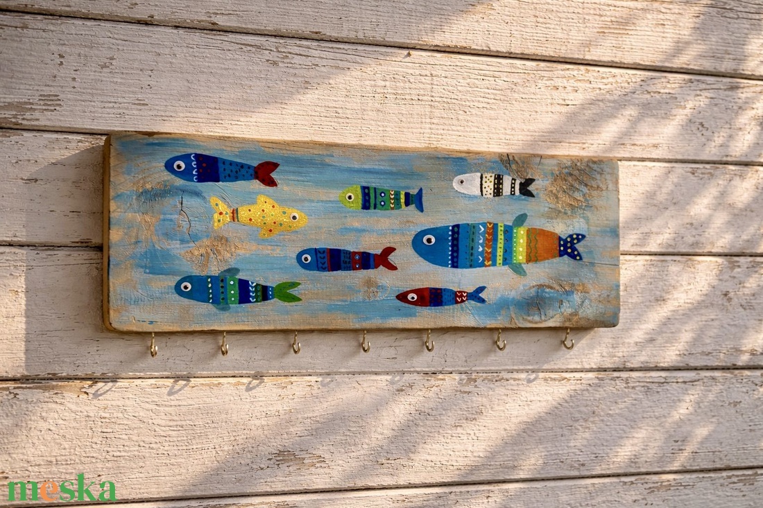 Árral szemben - rusztikus falikép, akasztó, fogas, kulcstartó - otthon & életmód - dekoráció - fali és függő dekoráció - falra akasztható dekor - Meska.hu