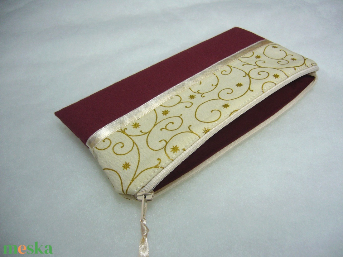 Elegáns és ünnepélyes nesszeszer 20x10cm - táska & tok - neszesszer - Meska.hu Elegáns és ünnepélyes nesszeszer 20x10cm - táska & tok - neszesszer - Meska.hu