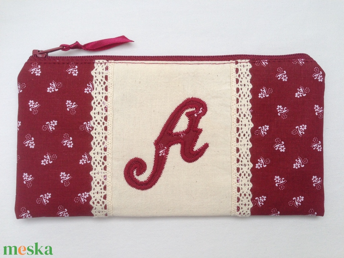 Monogrammos Neszeszer 20x10cm választható betűvel! -  - Meska.hu