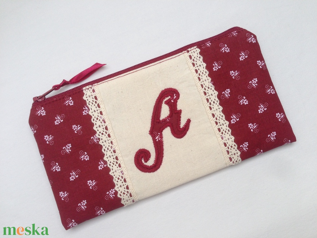 Monogrammos Neszeszer 20x10cm választható betűvel! -  - Meska.hu