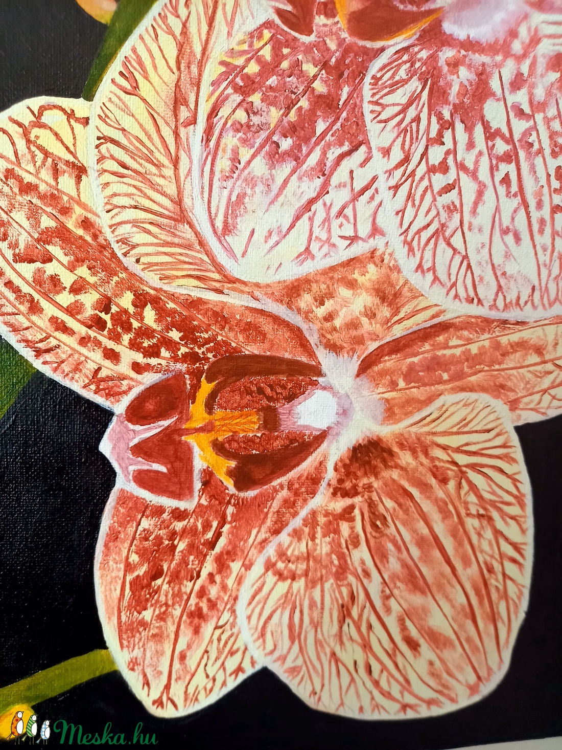Orchidea - művészet - festmény - festmény vegyes technika - Meska.hu Orchidea - művészet - festmény - festmény vegyes technika - Meska.hu