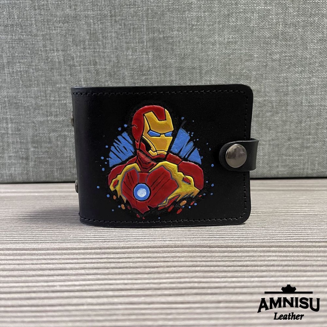 Ironman-es igazolványtartó - táska & tok - pénztárca & más tok - kártyatartó & irattartó - Meska.hu