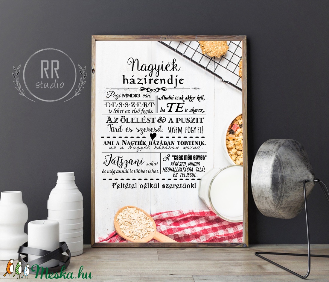 Nagymama és Nagypapa házirendje, Családi szabályok, unoka, Nagyi, házirend, falikép, nagyszülők, házi áldás, recept - otthon & lakás - dekoráció - kép & falikép - Meska.hu Nagymama és Nagypapa házirendje, Családi szabályok, unoka, Nagyi, házirend, falikép, nagyszülők, házi áldás, recept - otthon & lakás - dekoráció - kép & falikép - Meska.hu