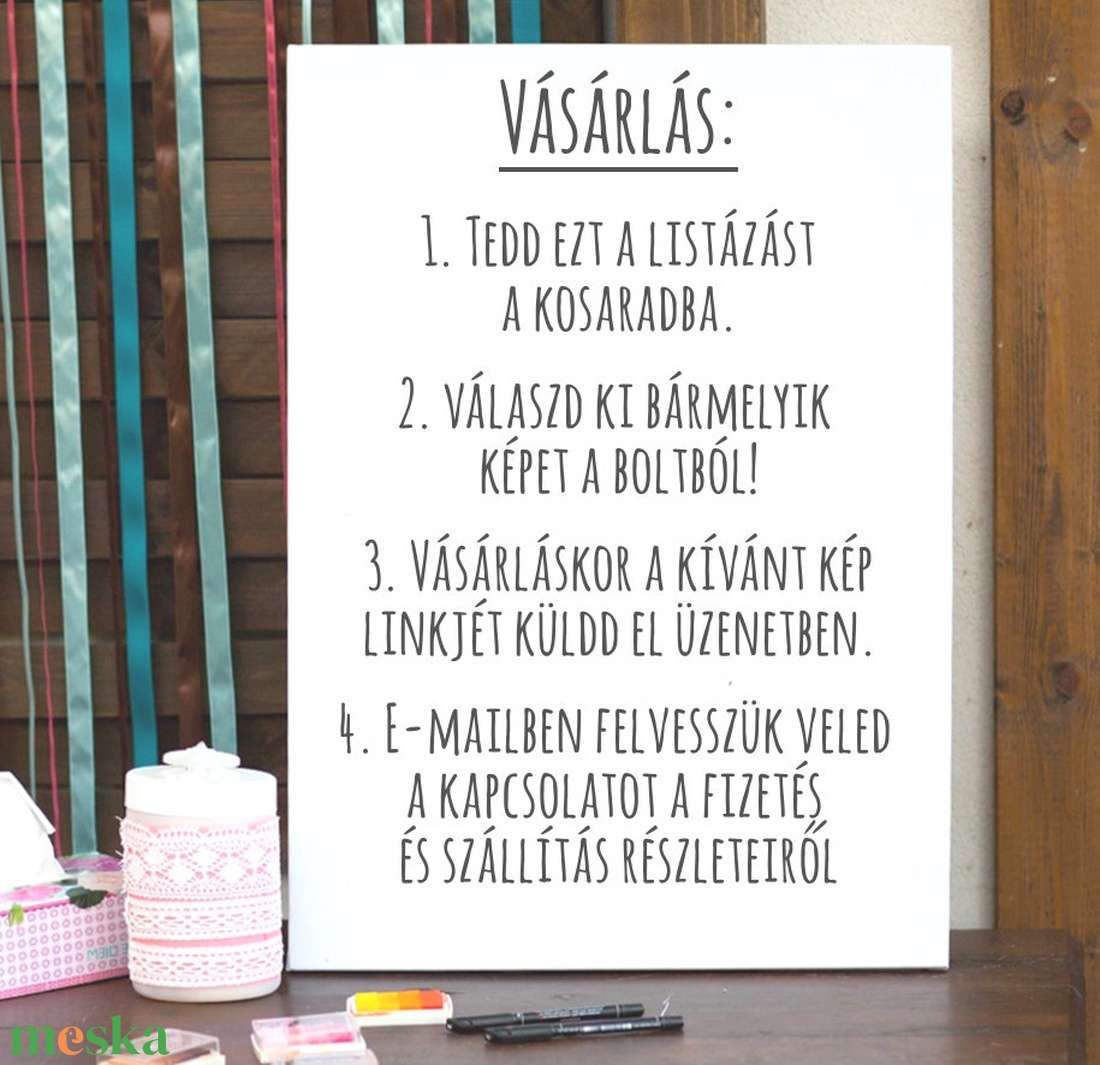 35x55, Esküvői Ujjlenyomat fa, Feszített vászon kép, Falikép, fa,  esküvői dekoráció, modern vendégkönyv, ujjlenyomat - esküvő - emlék & ajándék - vendégkönyv - Meska.hu