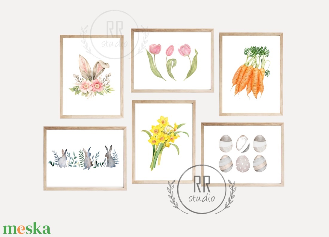 6db-os Húsvéti kép szett, 13x18cm, Tavaszi, otthoni dekoráció falikép, KERET NÉLKÜL - otthon & életmód - dekoráció - kép & falikép - poszter - Meska.hu 6db-os Húsvéti kép szett, 13x18cm, Tavaszi, otthoni dekoráció falikép, KERET NÉLKÜL - otthon & életmód - dekoráció - kép & falikép - poszter - Meska.hu