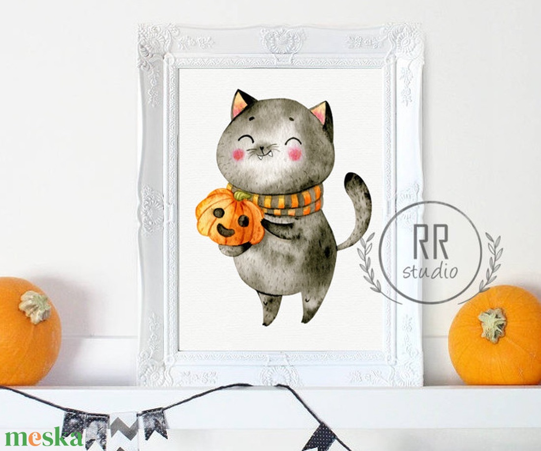 Őszi, tök, cica, falevél, gyerekszoba falikép, őszi dekoráció, halloween tök, halloween dekor - otthon & életmód - dekoráció - halloween - halloweeni dekoráció - Meska.hu Őszi, tök, cica, falevél, gyerekszoba falikép, őszi dekoráció, halloween tök, halloween dekor - otthon & életmód - dekoráció - halloween - halloweeni dekoráció - Meska.hu
