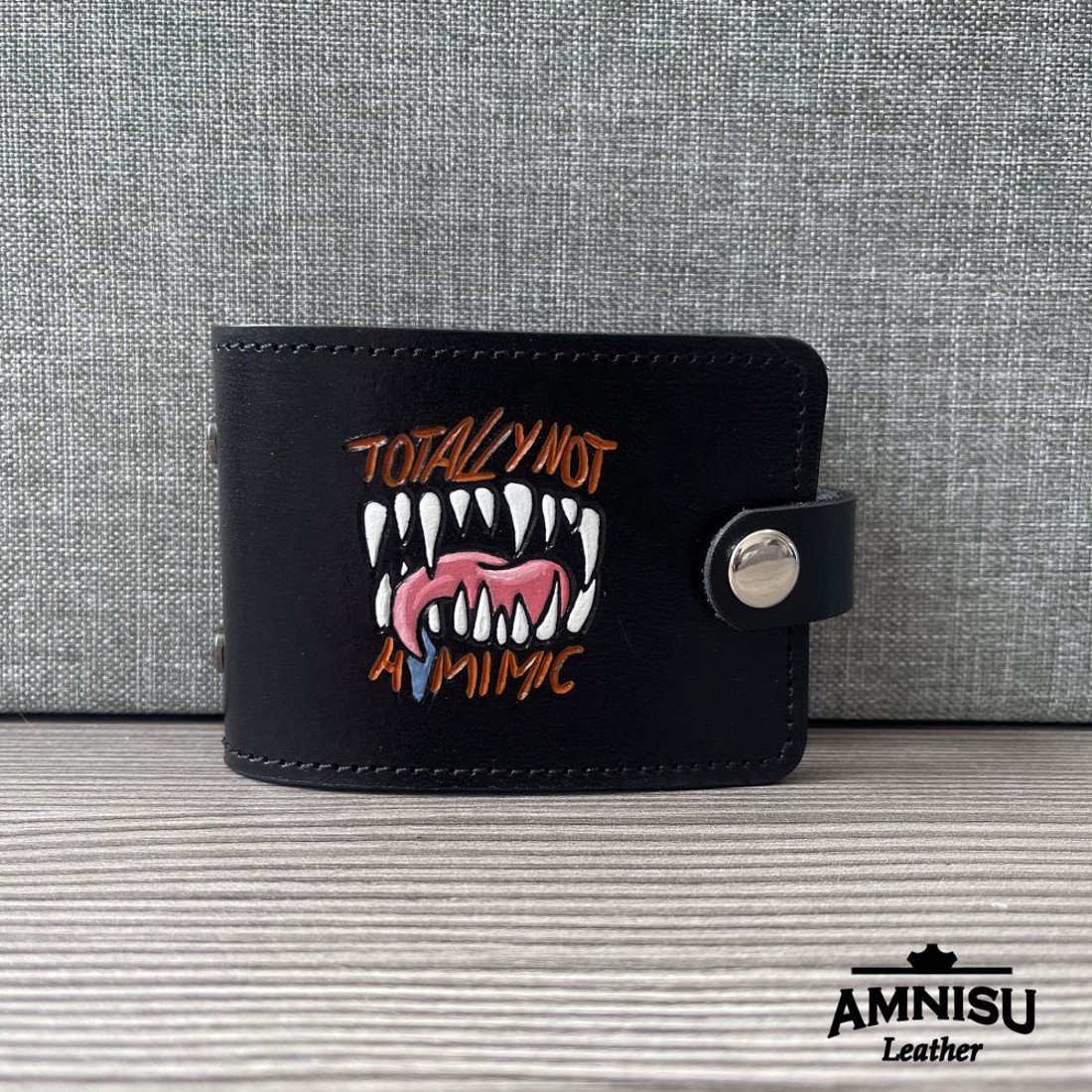 Mimic-es igazolványtartó - táska & tok - pénztárca & más tok - kártyatartó & irattartó - Meska.hu