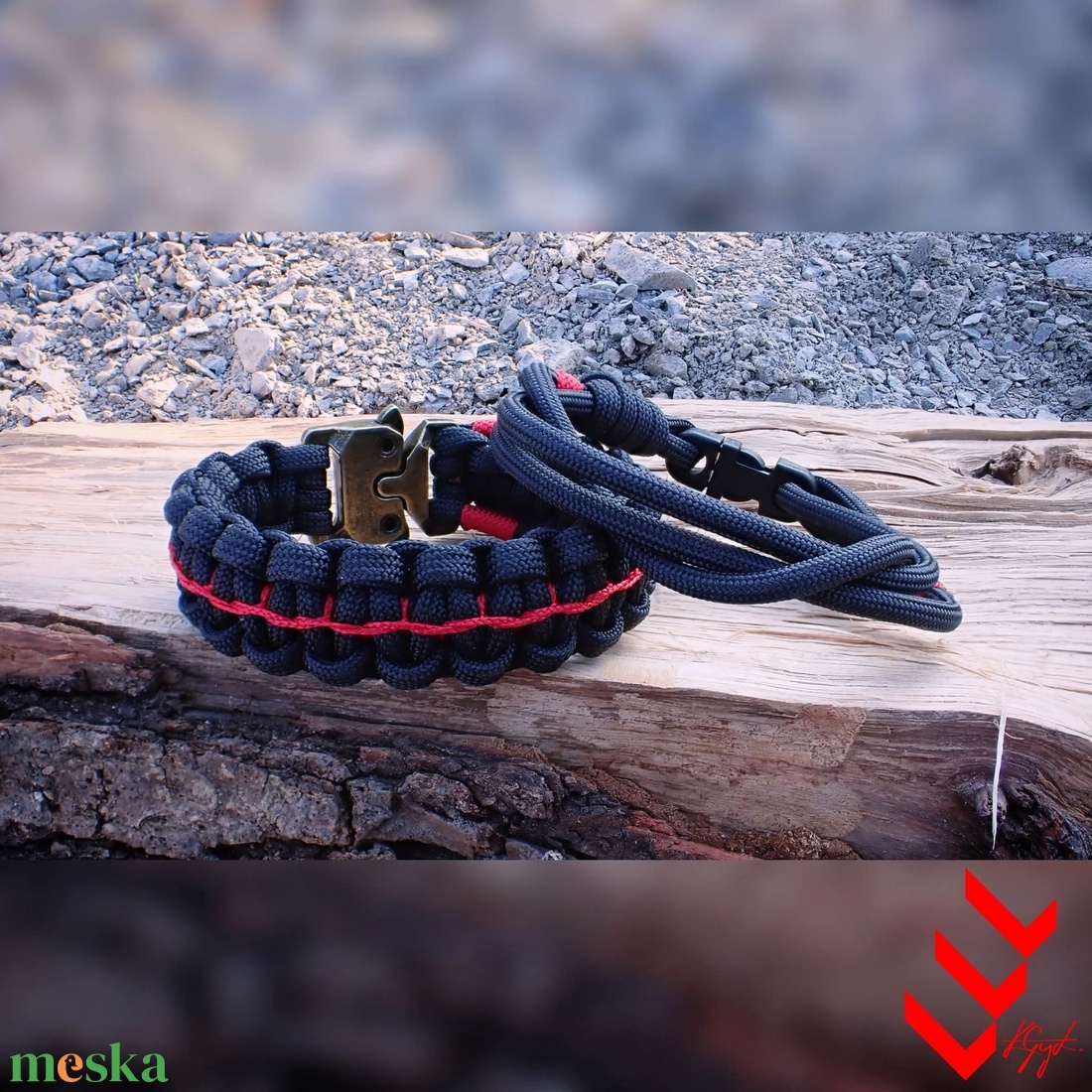 Paracord karkötőszett - ékszer - karkötő - fonott karkötő - Meska.hu