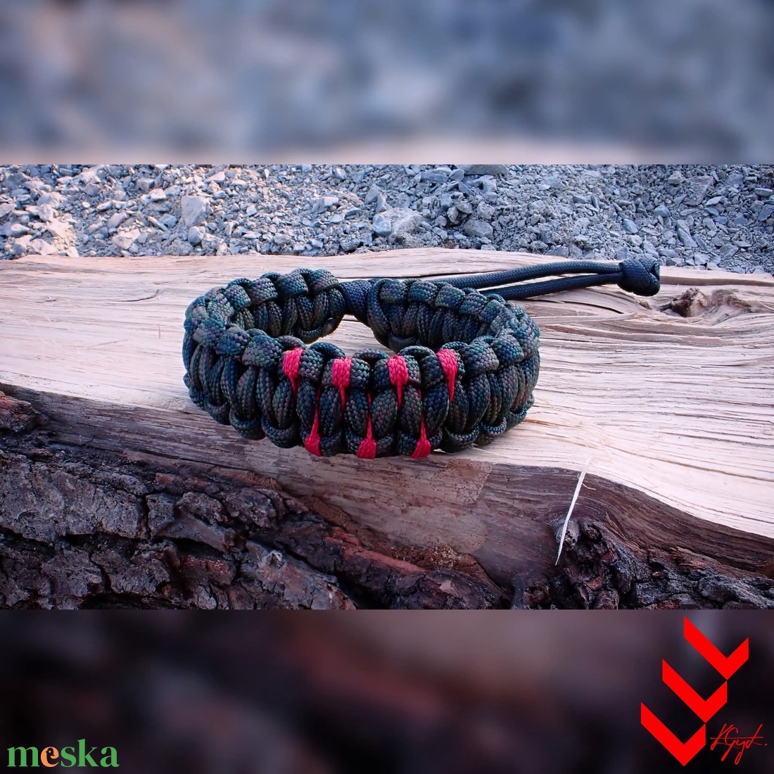 Paracord karkötő - ékszer - karkötő - fonott karkötő - Meska.hu