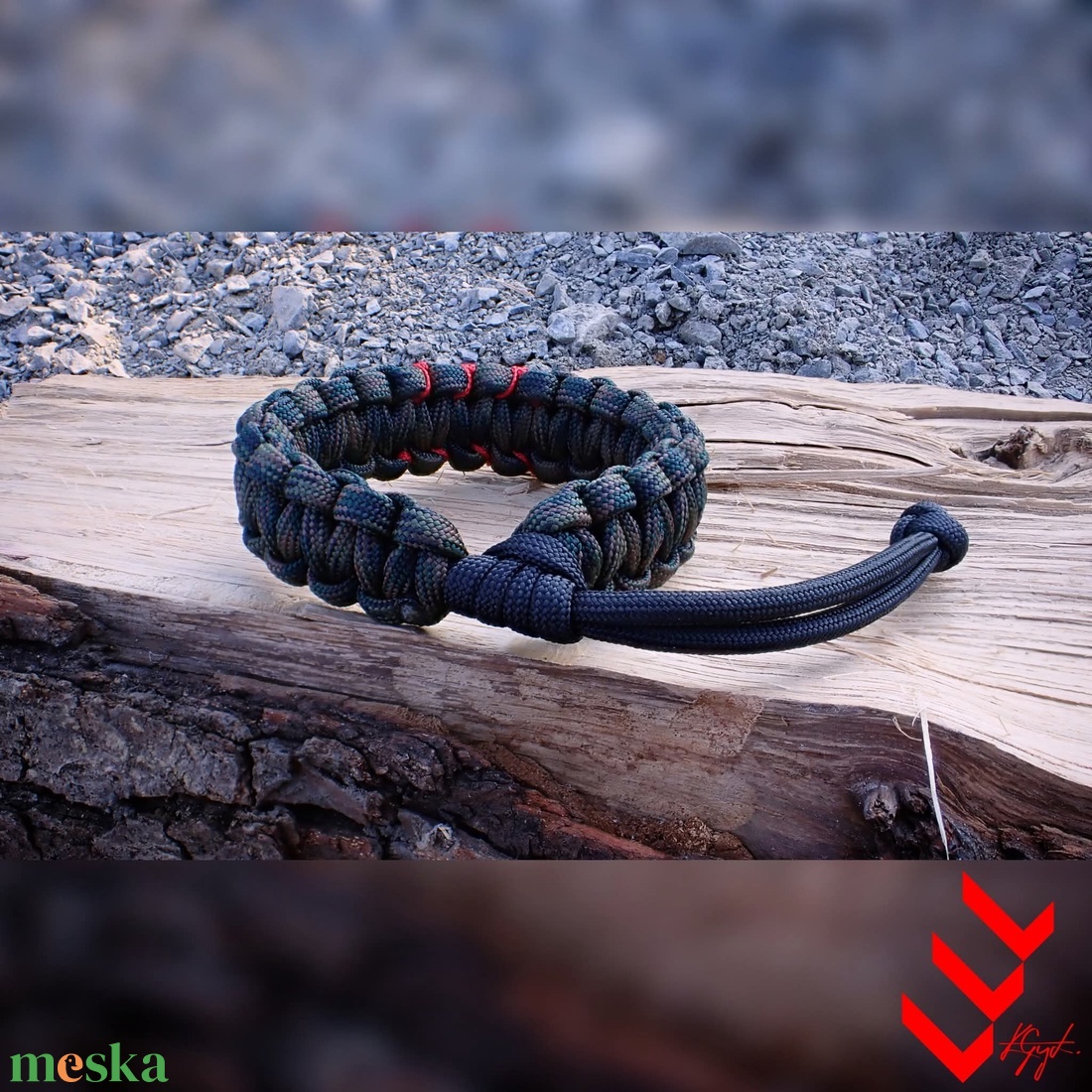 Paracord karkötő - ékszer - karkötő - fonott karkötő - Meska.hu
