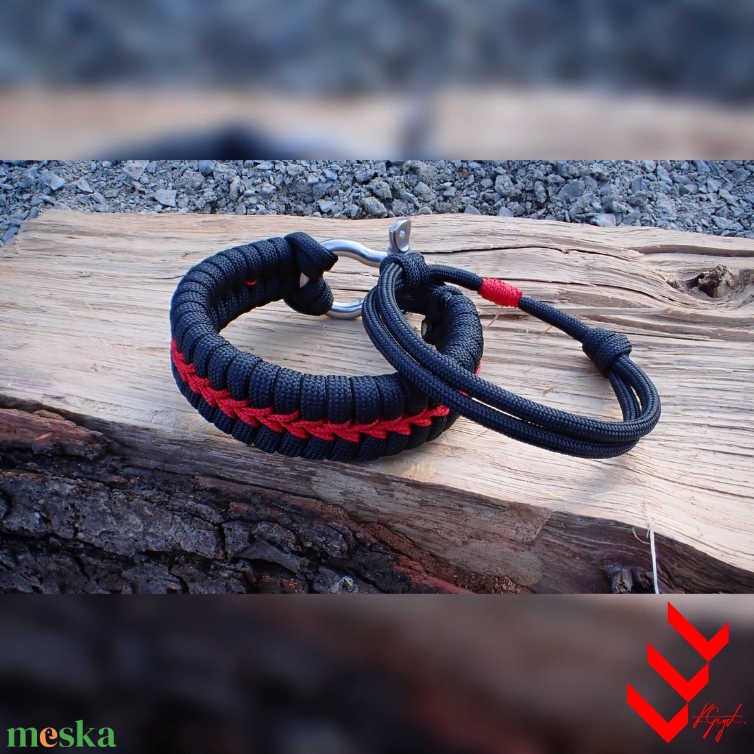 Paracord karkötőszett - ékszer - karkötő - fonott karkötő - Meska.hu