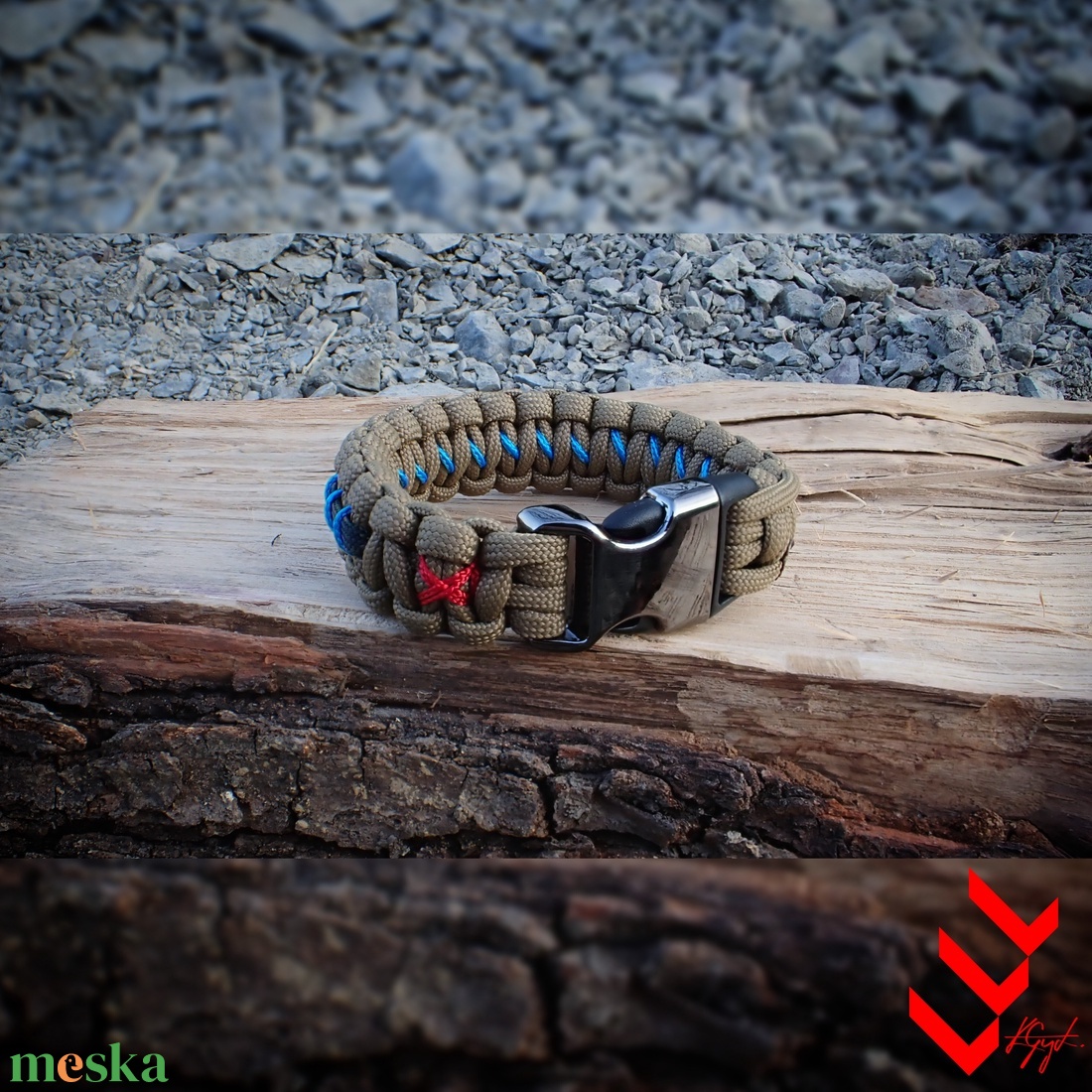 Paracord karkötő - ékszer - karkötő - fonott karkötő - Meska.hu