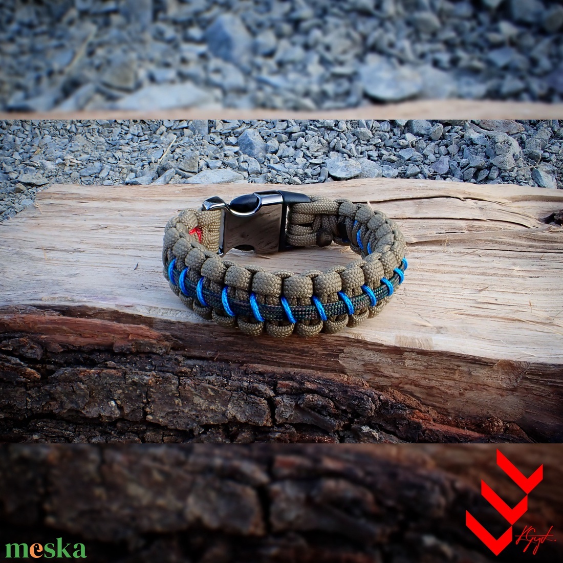 Paracord karkötő - ékszer - karkötő - fonott karkötő - Meska.hu