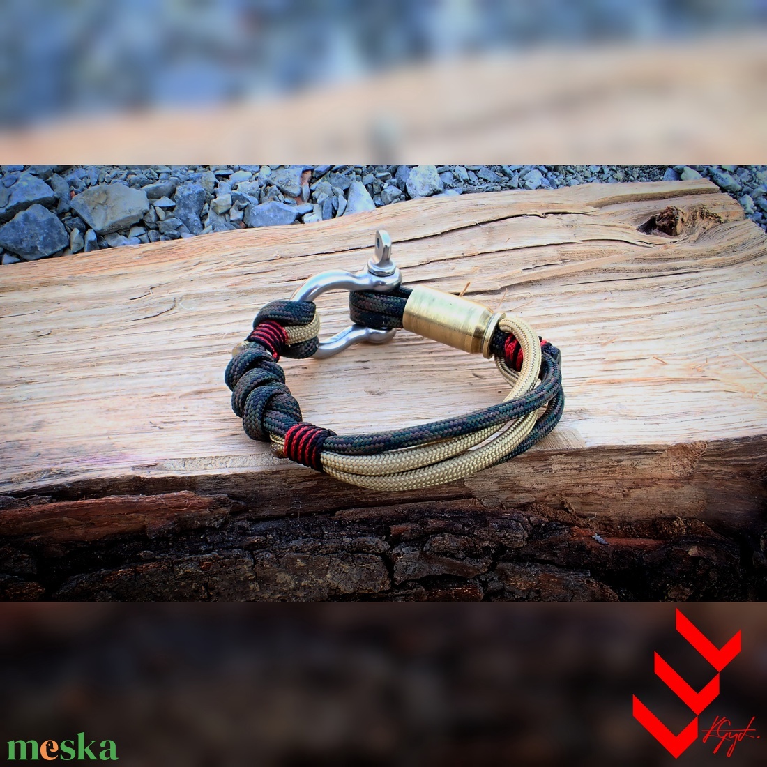 Paracord karkötő - ékszer - karkötő - fonott karkötő - Meska.hu