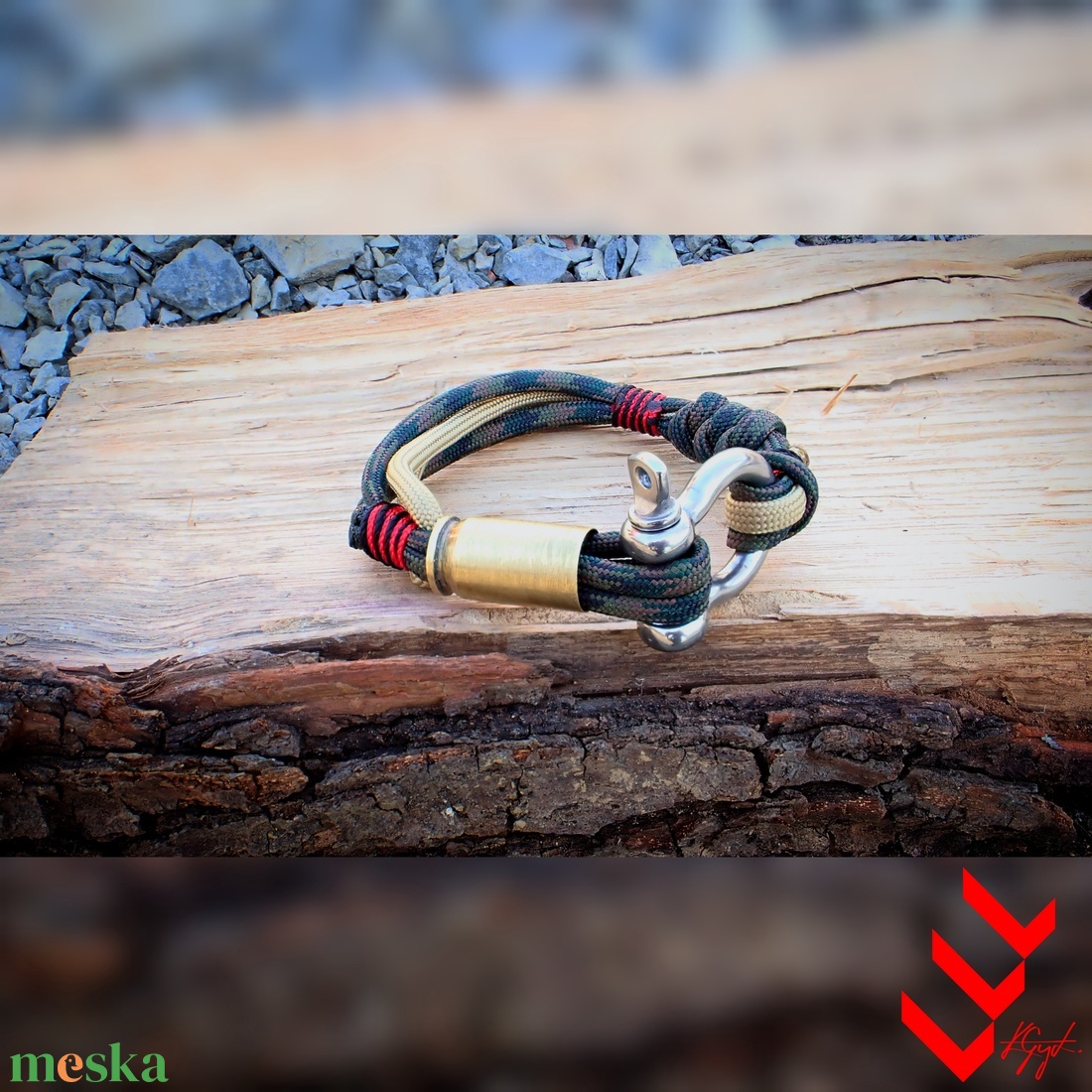 Paracord karkötő - ékszer - karkötő - fonott karkötő - Meska.hu